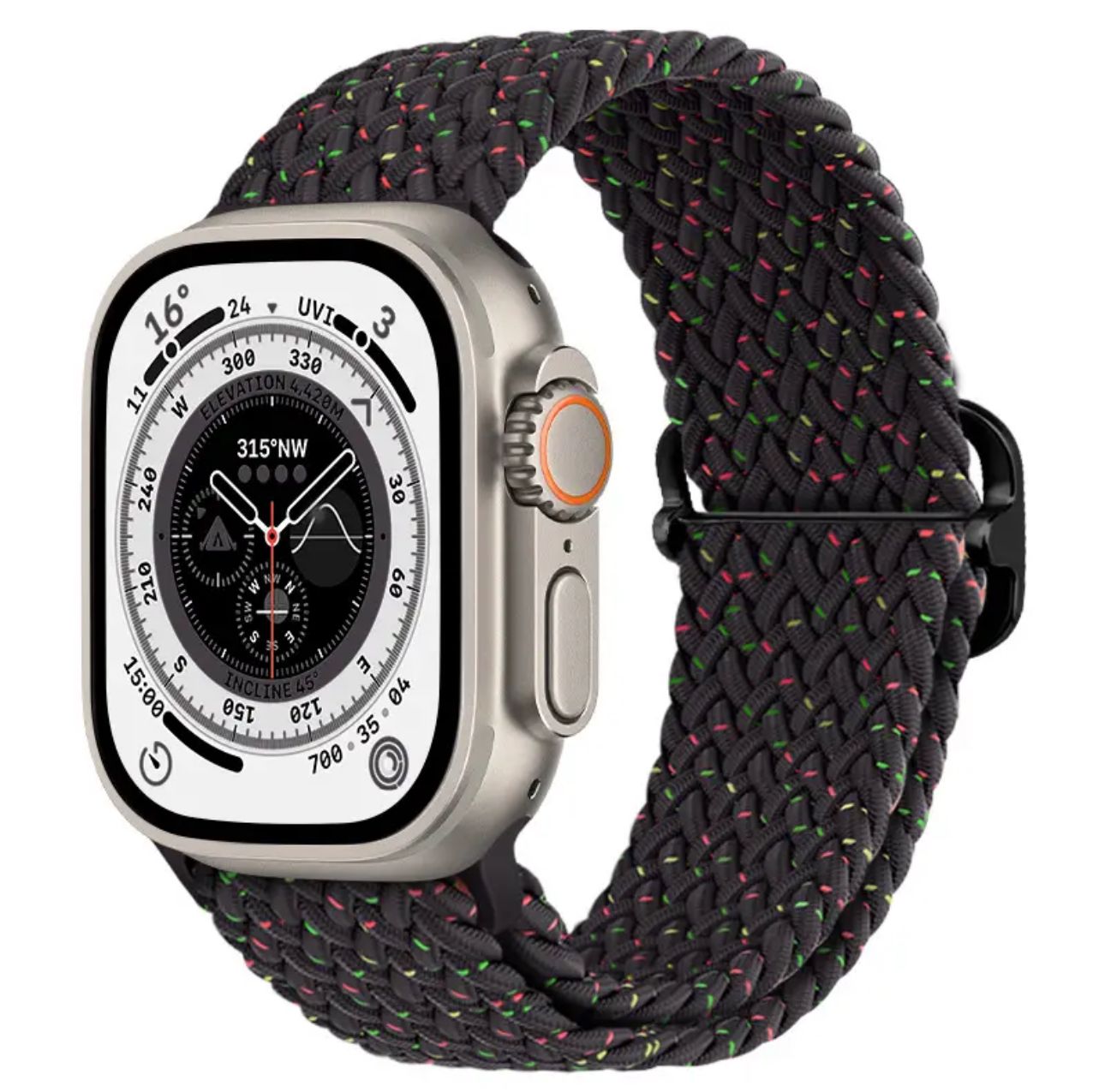 buy  Braided Pro Nylon Band For Apple Watch Series 1,2,3,4,5,6,7,8,9,SE,Ultra