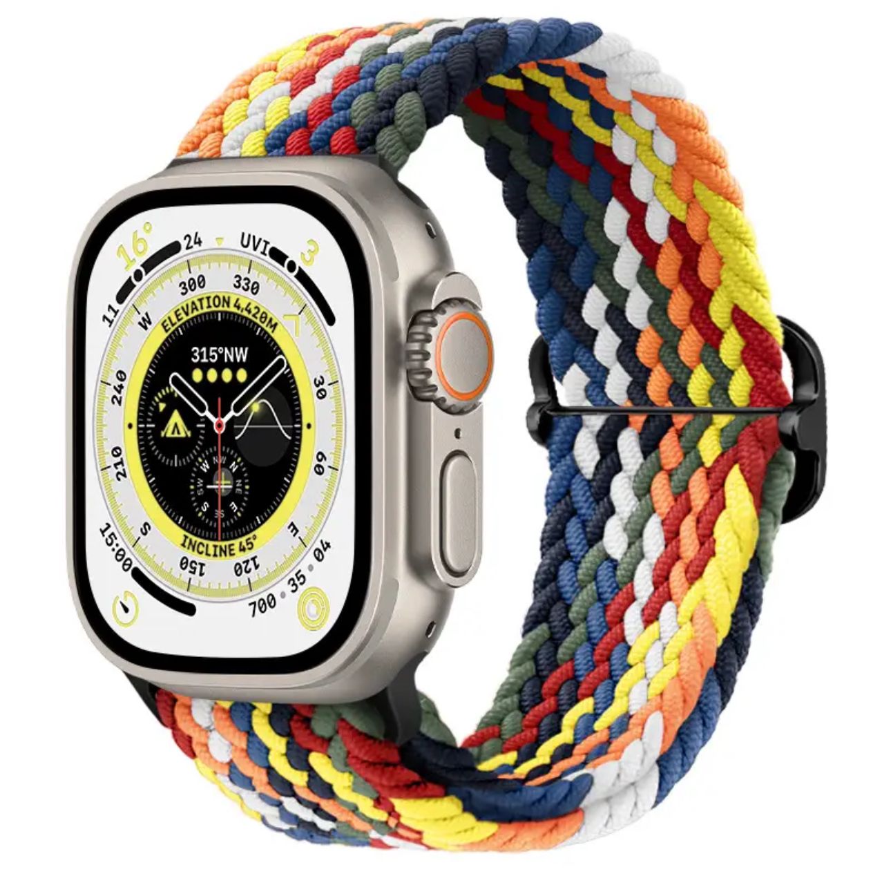 buy  Braided Pro Nylon Band For Apple Watch Series 1,2,3,4,5,6,7,8,9,SE,Ultra