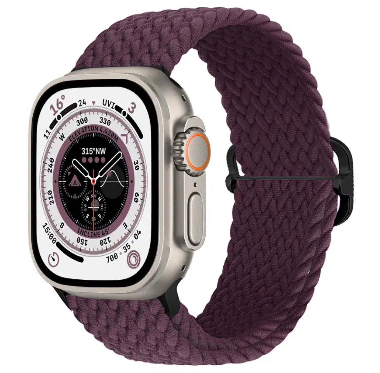 buy  Braided Pro Nylon Band For Apple Watch Series 1,2,3,4,5,6,7,8,9,SE,Ultra